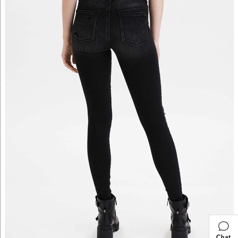 American Eagle High Rise Stretch Ripped Jeans - Picture 2 of 6